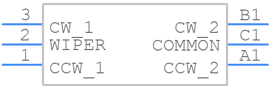 3310H-003-502L - Bourns - PCB symbol