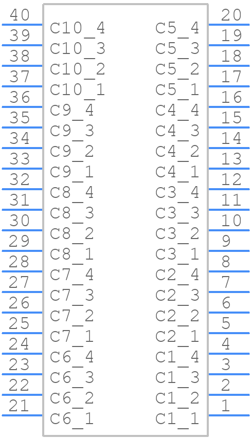 46112-1003 - Molex - PCB symbol