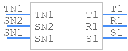ACJS-NH35 - Amphenol - PCB symbol