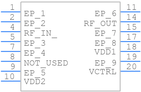 ALM-32320 - Avago Technologies - PCB symbol
