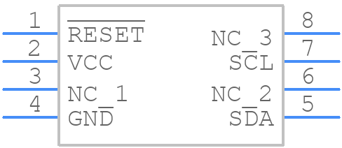 STSAFE-A110SO8 - STMicroelectronics - PCB symbol