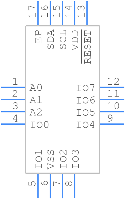 PCA9557BS,118 - NXP - PCB symbol