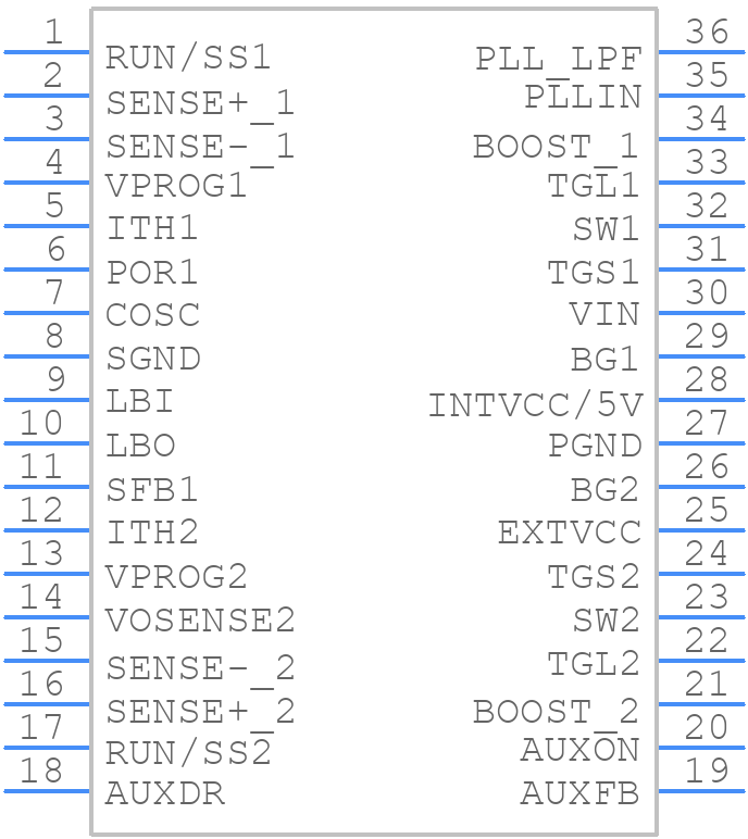 LTC1539IGW#PBF - Analog Devices - PCB symbol