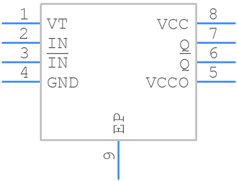 SY54016ARMG-TR - Microchip - PCB symbol
