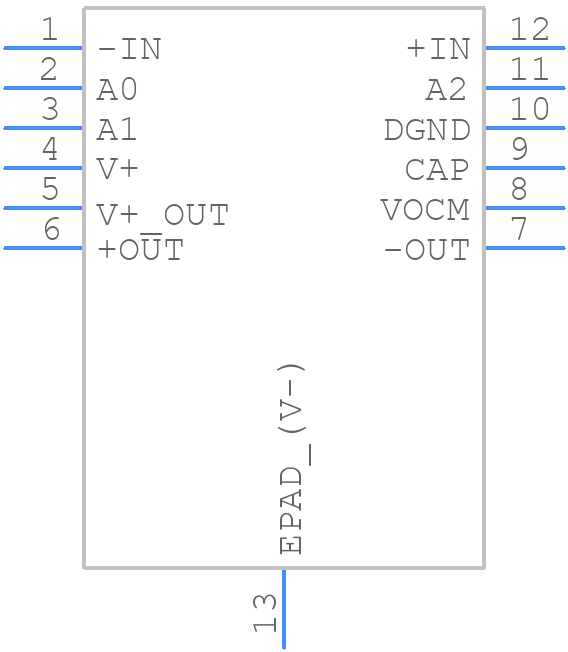 LTC6373HDFM#TRPBF - Analog Devices - PCB symbol