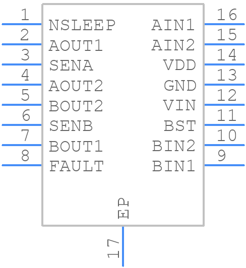 MP6507GF-Z - Monolithic Power Systems (MPS) - PCB symbol