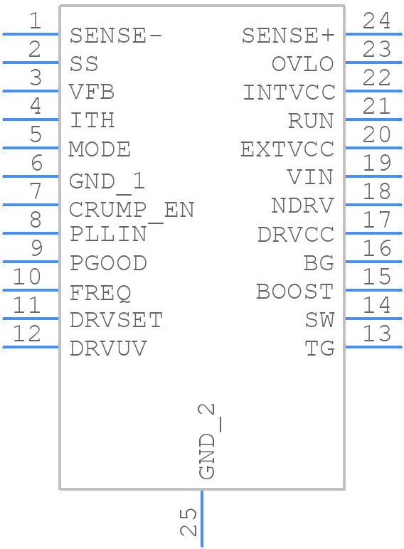 LTC7801HFE#PBF - Analog Devices - PCB symbol