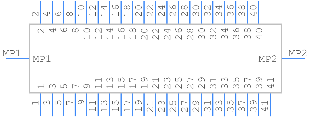91930-21141 - Amphenol - PCB symbol