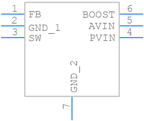 TPS40222DRPRG4 - Texas Instruments - PCB symbol