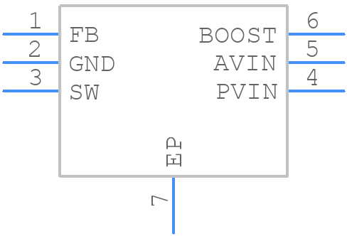 TPS40222DRPTG4 - Texas Instruments - PCB symbol