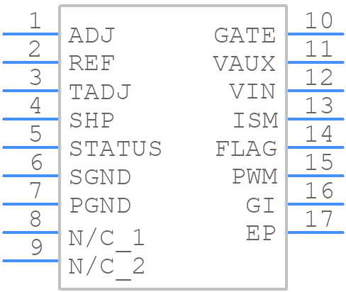 ZXLD1371 - Diodes Incorporated - PCB symbol