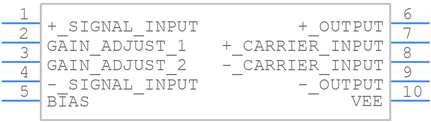 MC1596G - Motorola - PCB symbol
