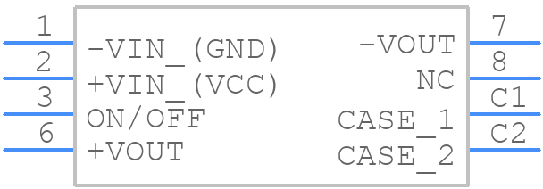 TMR 6-7212WIR - Traco Power - PCB symbol