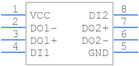 DS90C401MX/NOPB - Texas Instruments - PCB symbol