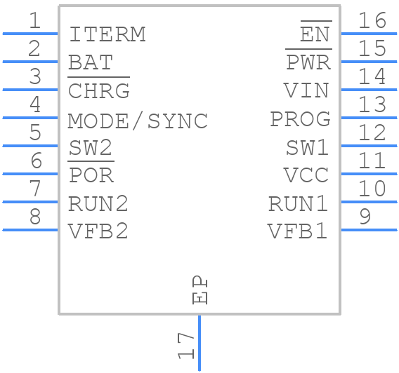 LTC3552EDHC#PBF - Analog Devices - PCB symbol