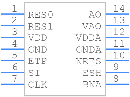 LFH640 - ic-haus - PCB symbol