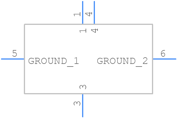 M8AS-03PFFR-SF8001 - Amphenol - PCB symbol