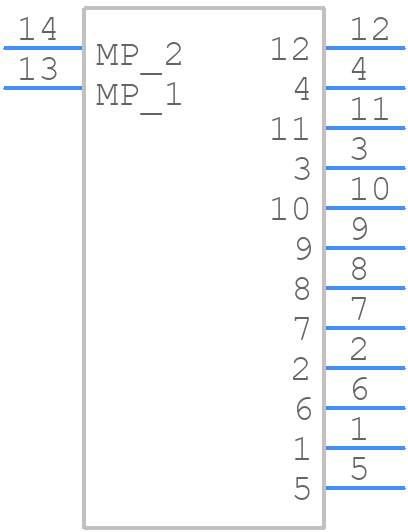 ZE05H-12DP-2H - Hirose - PCB symbol