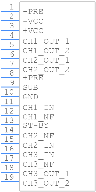 STK433-290-E - Sanyo - PCB symbol