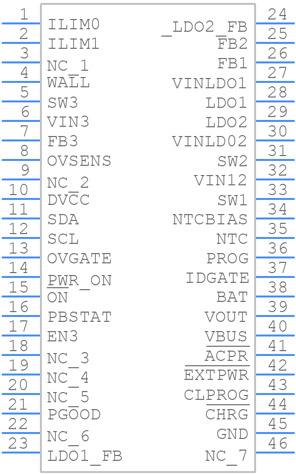 LTC3677EUFF-3#TRPBF - Analog Devices - PCB symbol