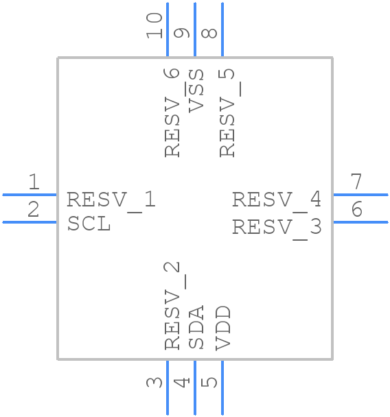 ICP-10125 - TDK - PCB symbol