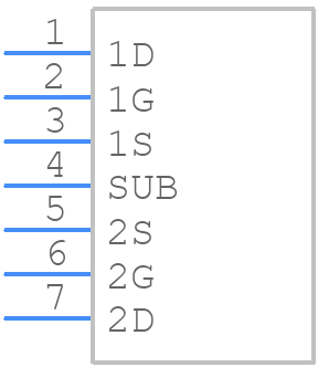 UPA68H - NEC - PCB symbol