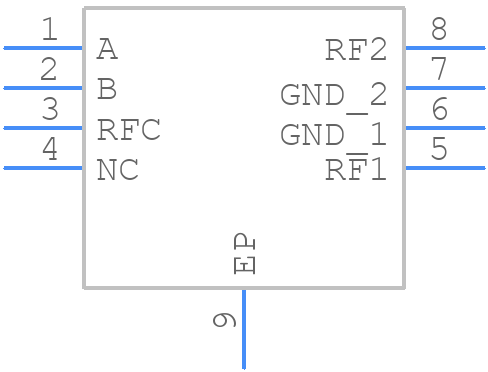 HMC435MS8G - HITEC - PCB symbol