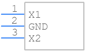 ECS-45K30A - ECS - PCB symbol