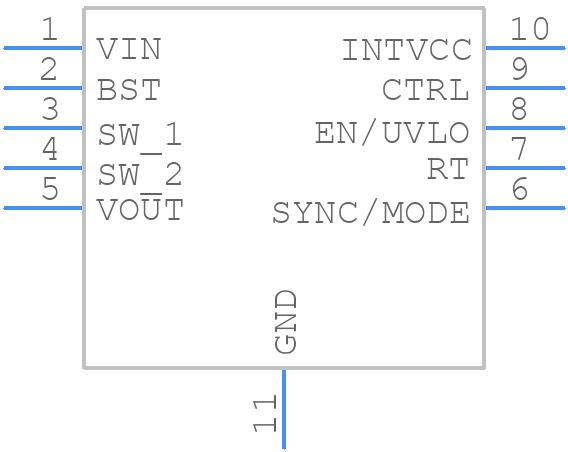LT8338JMSE#PBF - Analog Devices - PCB symbol