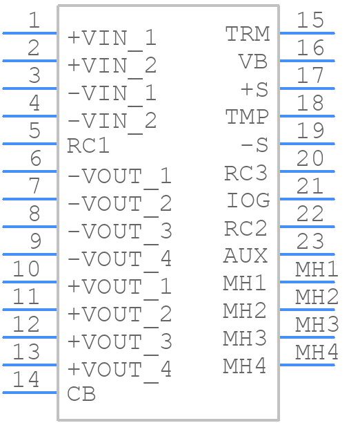 CDS5002428H-M3 - Cosel - PCB symbol