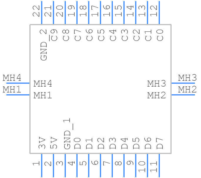 FT232H - Adafruit - PCB symbol