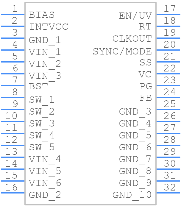 LT8642SIV#PBF - Analog Devices - PCB symbol