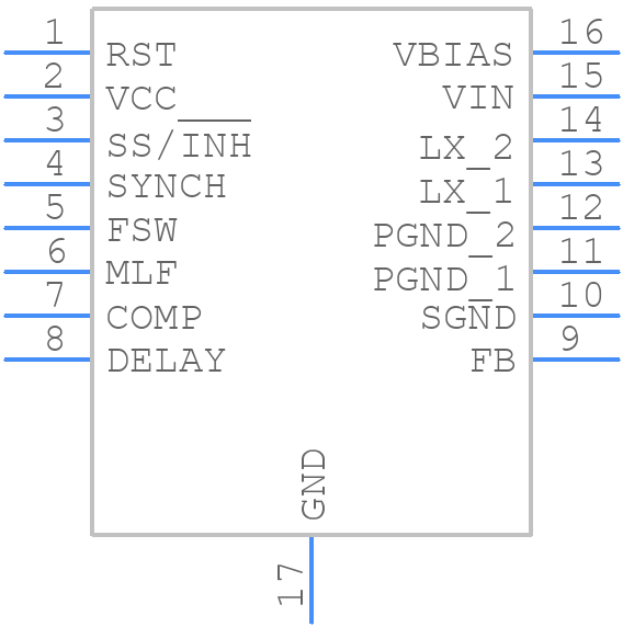 L6986ITR - STMicroelectronics - PCB symbol