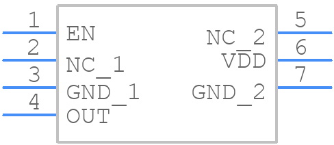 DSC1121AI5-050.0000 - Microchip - PCB symbol