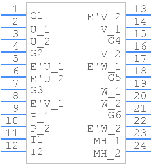 FS25R12W1T7PB11BPSA1 - Infineon - PCB symbol