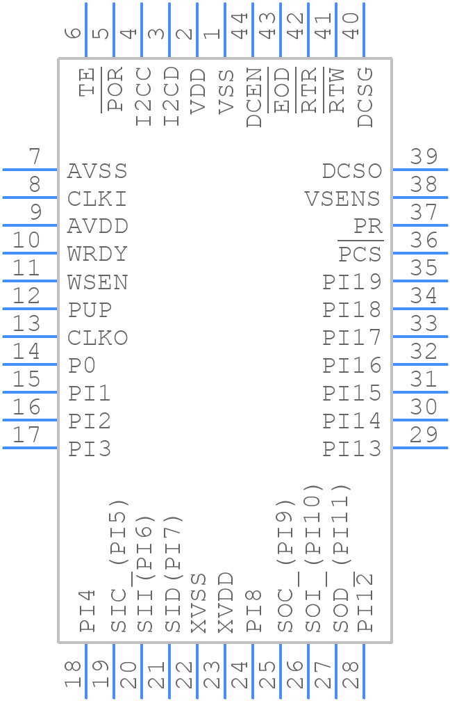 MAS3507D - TDK - PCB symbol