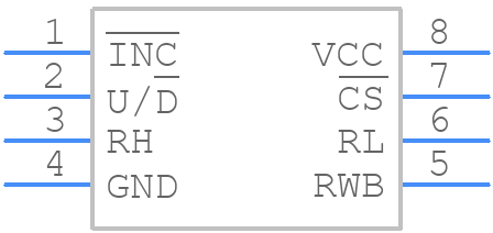 CAT5113VI-01-GT3 - onsemi - PCB symbol