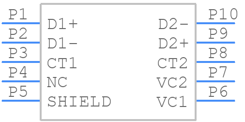 21033812411 - HARTING - PCB symbol