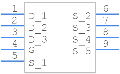 SiHH080N60E - Vishay - PCB symbol