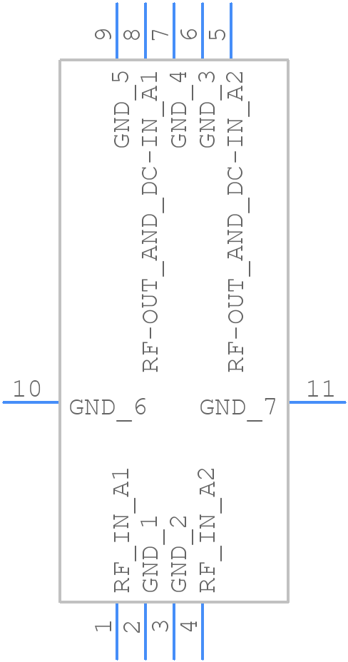 MERA-7433+ - Mini-Circuits - PCB symbol