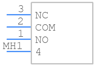 ET08MD1AVBE - C & K COMPONENTS - PCB symbol
