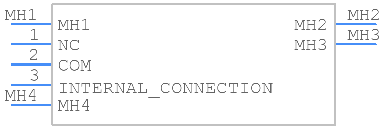 A11HB - NKK Switches - PCB symbol