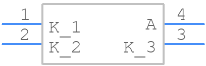 IN-P36BTEUW.50 - Inolux - PCB symbol