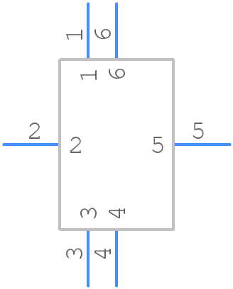 TGS813-A00 - Figaro - PCB symbol