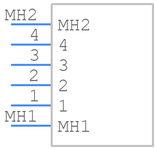 221D00F24H-0004-330045 - Nicomatic - PCB symbol