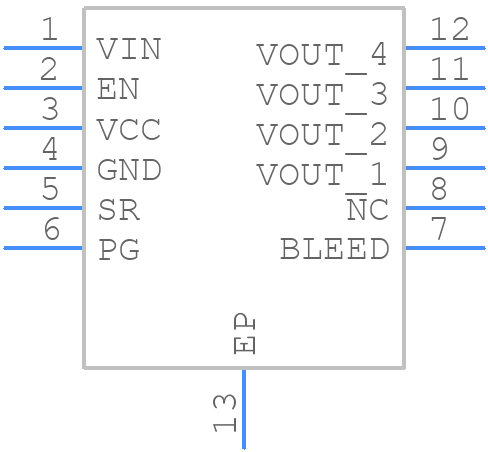 NCP45540IMNTWG-H - onsemi - PCB symbol
