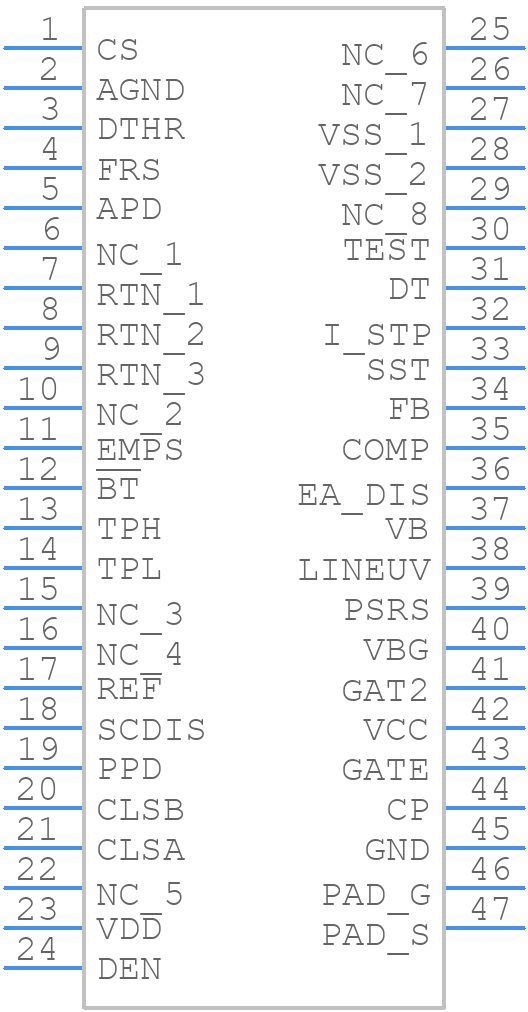 TPS23730RMTR - Texas Instruments - PCB symbol