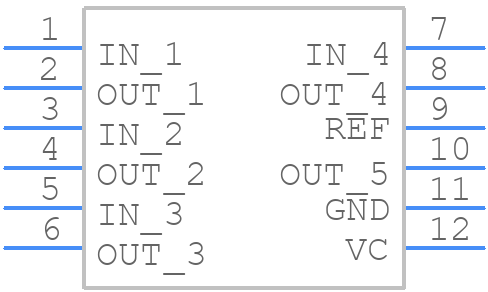 HXS20-NP/SP30 - LEM - PCB symbol