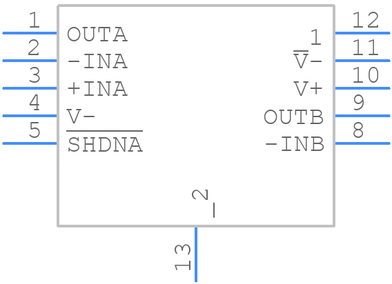 LTC6227HDD#PBF - Analog Devices - PCB symbol