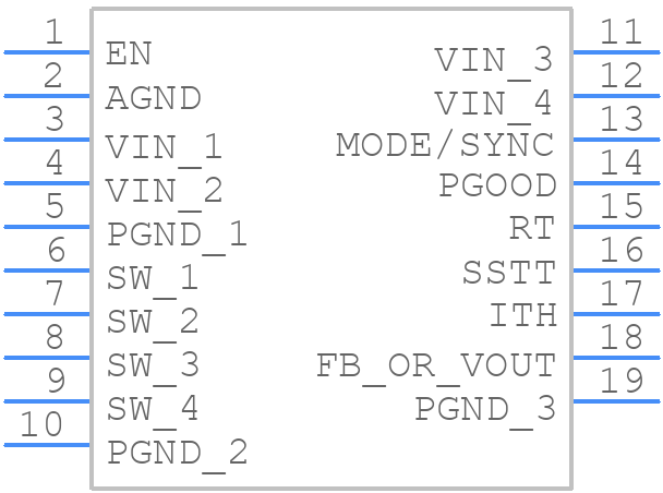 LTC3310HV-1#PBF - Analog Devices - PCB symbol